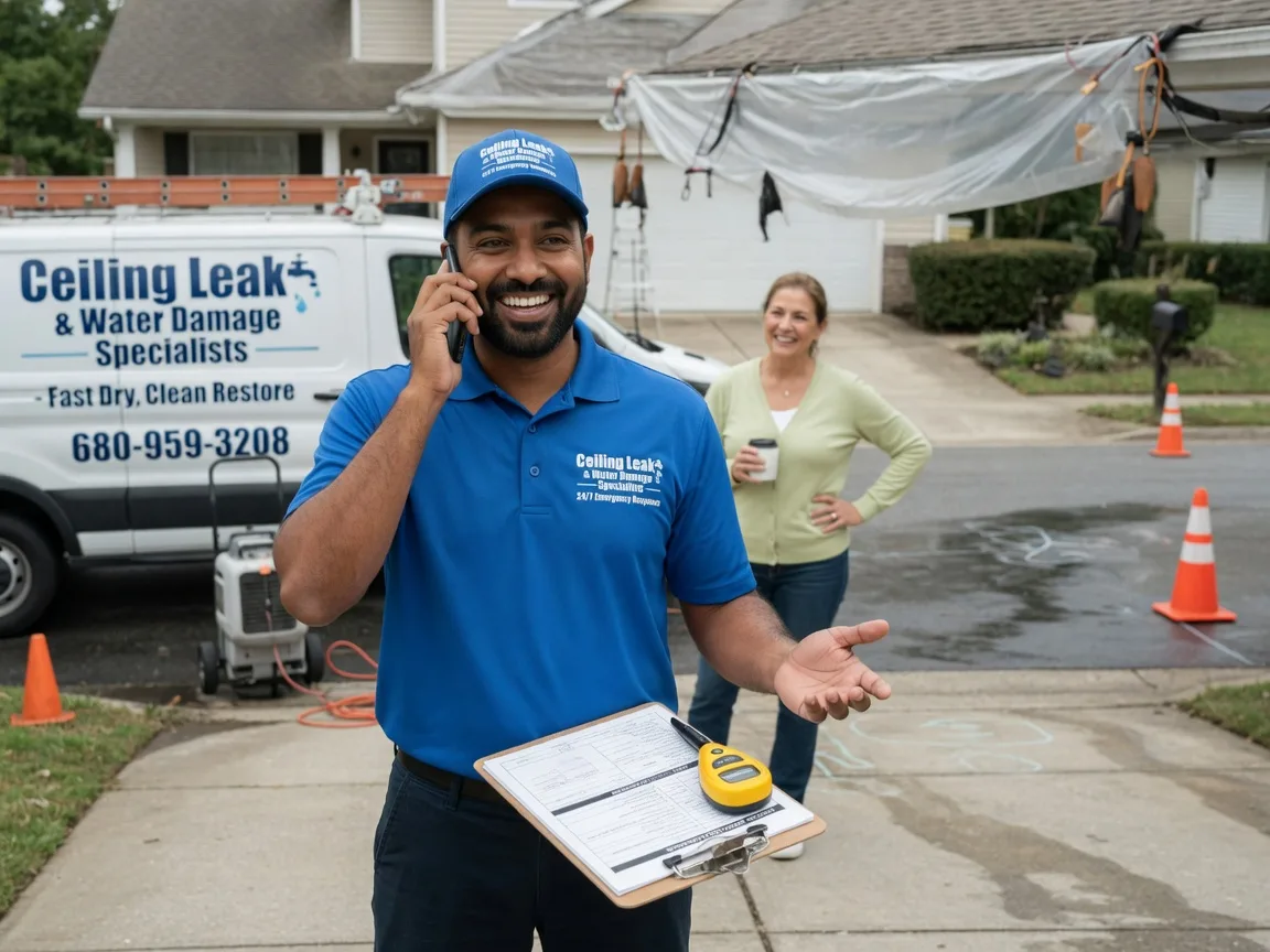 Ceiling Leak Cleanup Chantilly, VA FAQs